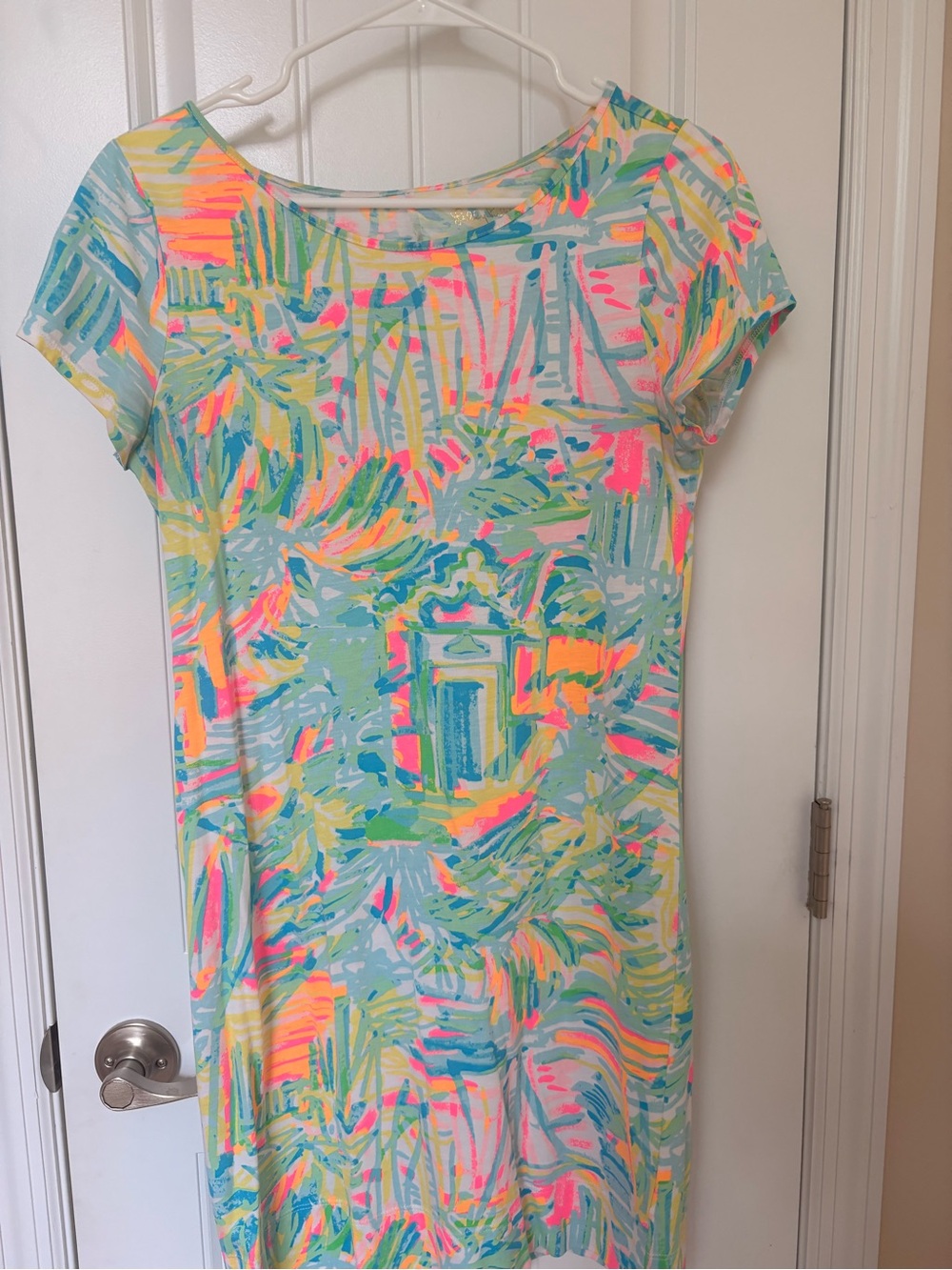 Lilly Pulitzer Marlowe Dress in Sea Salt & Sun print.